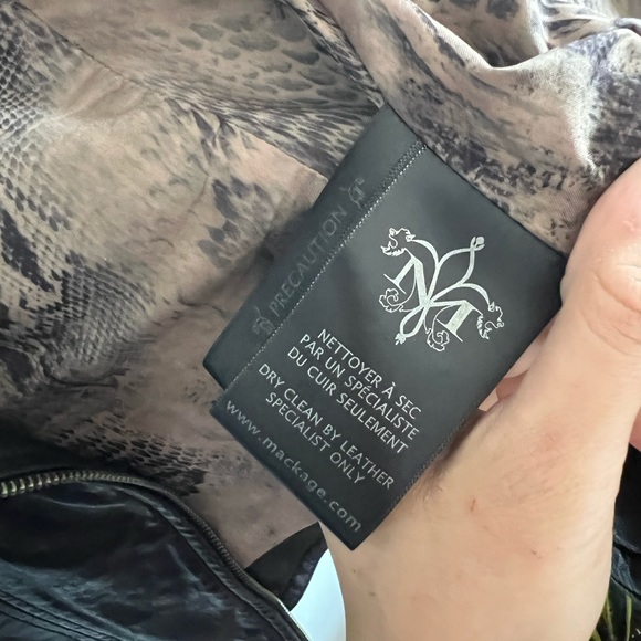 Mackage for Aritzia Kenya leather jacket - Picture 12 of 14